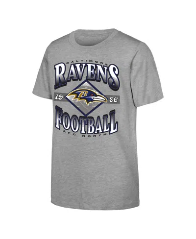 Outerstuff Kids' Boys' And Girls' Of Days Past Screen Print T-shirt In Gray