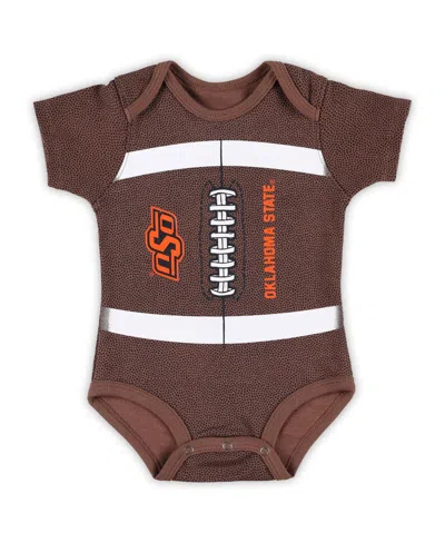 Outerstuff Babies' Boys' And Girls' Oklahoma State Cowboys Football Bodysuit In Brown