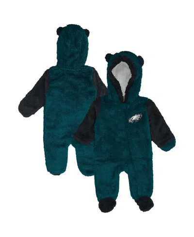 Outerstuff Babies' Boys' And Girls' Philadelphia Eagles Stay Napping Hooded Fleece Footie Sleeper In Blue