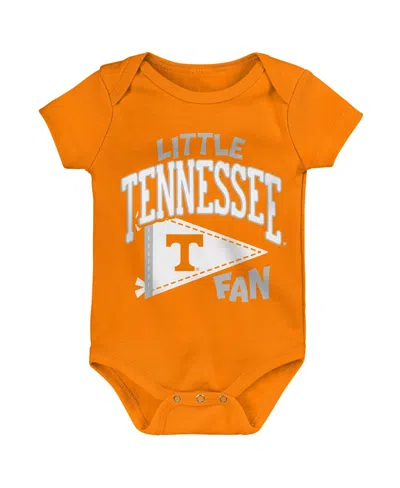 Outerstuff Babies' Boys' And Girls' Tennessee Volunteers Little Banner Short Sleeve Bodysuit In Orange