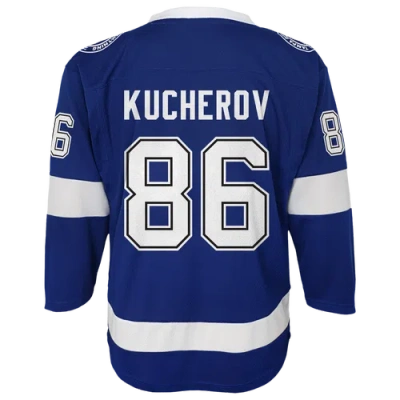 Outerstuff Kids' Boys Nikita Kucherov Lightning Home Jersey In Rush Blue