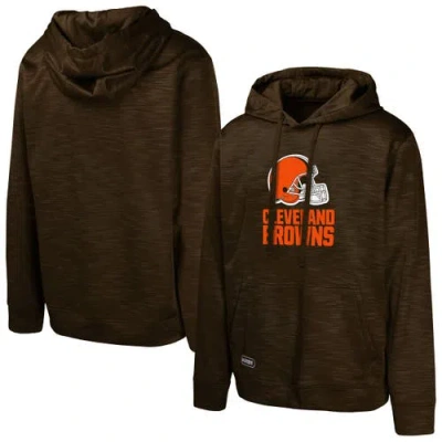 Outerstuff Brown Cleveland Browns Streak Fleece Pullover Hoodie