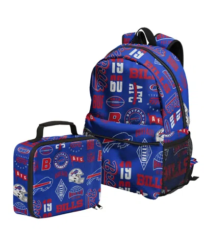 Outerstuff Buffalo Bills Backpack And Lunchbox Set In Blue