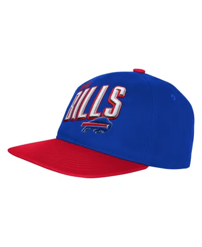 Outerstuff Kids' Buffalo Bills Wordmark Snapback Baseball Cap In Blue