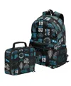 Outerstuff Carolina Panthers Backpack And Lunchbox Set In Black