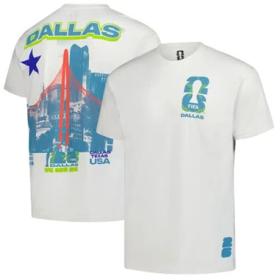 Outerstuff Cream 2026 Fifa World Cup Dallas Host City Local Oversized T-shirt In White