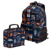 Outerstuff Denver Broncos Backpack And Lunchbox Set In Navy