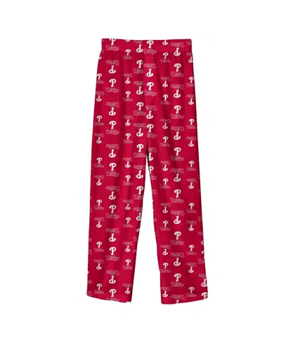Outerstuff Fanatics Branded Youth Red Philadelphia Phillies Team Pants