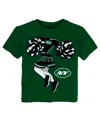 Outerstuff Girls Toddler Green New York Jets Cheerleader T-shirt In Green