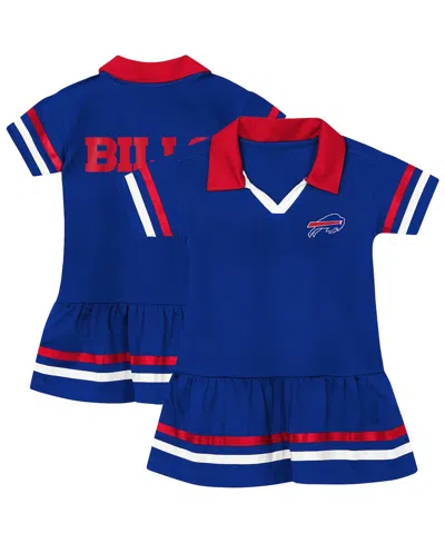 Outerstuff Babies' Girls Toddler Royal Buffalo Bills Star Player Dress In Blue