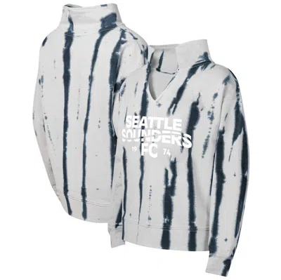 Outerstuff Kids' Girls Youth Gray Seattle Sounders Fc Big League V-neck Pullover Sweatshirt