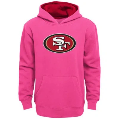 Outerstuff Kids'  Girls Youth Pink San Francisco 49ers Prime Pullover Hoodie