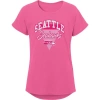 OUTERSTUFF GIRLS YOUTH PINK SEATTLE SEAHAWKS PLAYTIME DOLMAN T-SHIRT