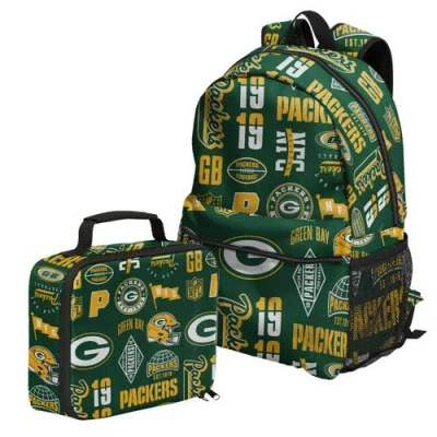 Outerstuff Green Bay Packers Backpack And Lunchbox Set