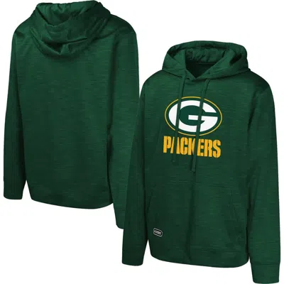 Outerstuff Green Green Bay Packers Streak Fleece Pullover Hoodie
