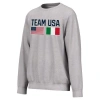 Outerstuff Heather Gray Team Usa Sweatshirt In Gray