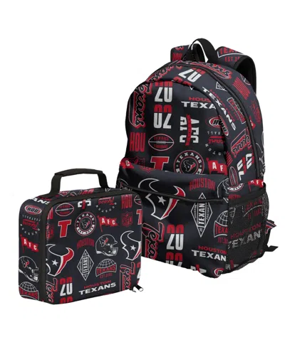 Outerstuff Houston Texans Backpack And Lunchbox Set In Navy