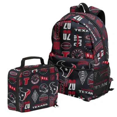 Outerstuff Houston Texans Backpack And Lunchbox Set In Navy