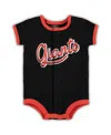 Outerstuff Infant Black San Francisco Giants Power Hitter Romper In Black