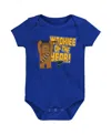 Outerstuff Infant Boys And Girls Blue St. Louis Blues Star Wars Wookie Of The Year Bodysuit In Blue