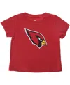 Outerstuff Infant Boys And Girls Cardinal Arizona Cardinals Team Logo T-shirt In Cardinal