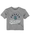 Outerstuff Toddler Boys And Girls Heather Gray Seattle Kraken Take The Lead T-shirt In Heather Gray
