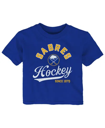 Outerstuff Babies' Infant Boys And Girls Royal Buffalo Sabres Take The Lead T-shirt