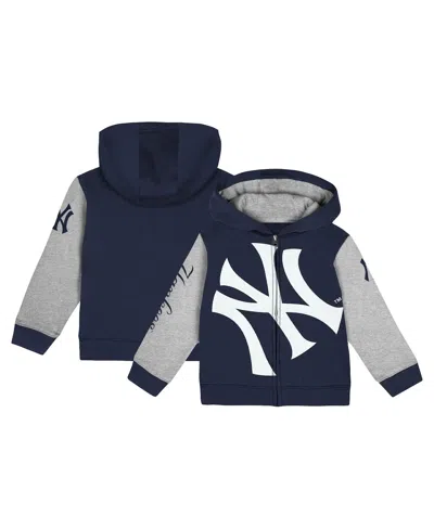 Outerstuff Toddler Navy New York Yankees Postcard Full-zip Hoodie In No Color