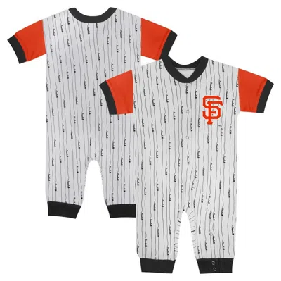 Outerstuff Babies' Infant Fanatics Branded White San Francisco Giants Logo Best Series Full-snap Jumper