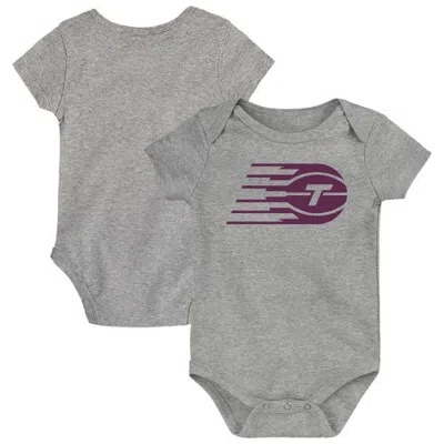 Outerstuff Kids'  Infant Heather Gray Toronto Tempo Icon Bodysuit In Gold