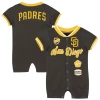 Outerstuff Infant  Brown San Diego Padres Pinch Coverall In Blue