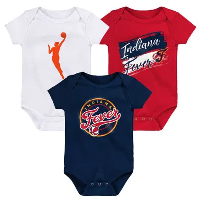 Outerstuff Kids' Infant  Indiana Fever Destiny 3-piece Creeper Set In Multi