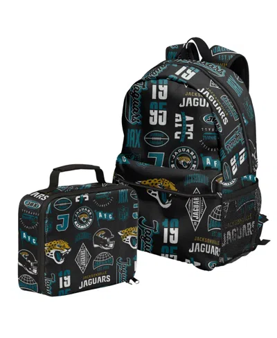 Outerstuff Jacksonville Jaguars Backpack And Lunchbox Set In Black