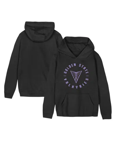 Outerstuff Kids' Little Boys And Girls Black Golden State Valkyries Circle Pullover Hoodie
