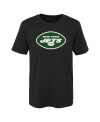 OUTERSTUFF LITTLE BOYS AND GIRLS BLACK NEW YORK JETS PRIMARY LOGO T-SHIRT
