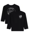 Outerstuff Little Boys And Girls Black Team Usa 2024 Flag Rings Long Sleeve T-shirt In Black