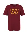 Outerstuff Little Boys And Girls Burgundy Washington Commanders Primary Logo T-shirt In Burgundy