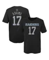 Outerstuff Little Boys And Girls Davante Adams Black Las Vegas Raiders Mainliner Player Name And Number T-shirt In Black
