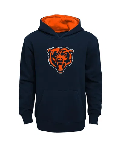 OUTERSTUFF LITTLE BOYS AND GIRLS NAVY CHICAGO BEARS PRIME PULLOVER HOODIE