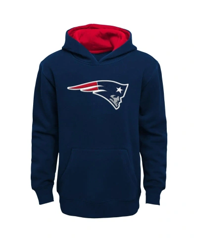 Outerstuff Kids' Big Boys Navy New England Patriots Prime Pullover Hoodie