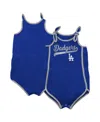 Outerstuff Little Boys And Girls Royal Los Angeles Dodgers Hit And Run Bodysuit In Royal