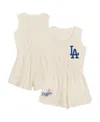 Outerstuff Toddler Cream New York Yankees Power Tank Romper In White