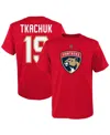 Outerstuff Matthew Tkachuk Big Boys And Girls Red Florida Panthers Player Name Number T-shirt In Red