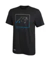 Outerstuff Black Carolina Panthers Combine Authentic Clutch T-shirt In Black
