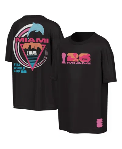 Outerstuff Men's Black Fifa World Cup 2026 Miami Big City Poster T-shirt