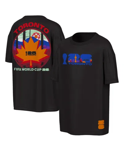 Outerstuff Men's Black Fifa World Cup 2026 Toronto Big City Poster T-shirt In Multi