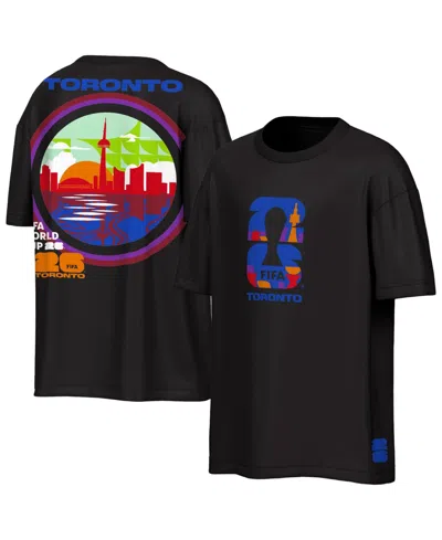 Outerstuff Men's Black Fifa World Cup 2026 Toronto City Reflections T-shirt