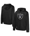 Outerstuff Black Las Vegas Raiders Streak Fleece Pullover Hoodie In Black