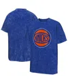 Outerstuff Men's Blue New York Knicks Rugged Defense T-shirt In Blue