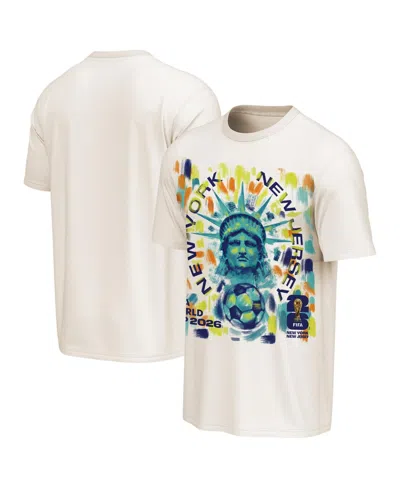 Outerstuff Men's Cream Fifa World Cup 2026 New York/new Jersey Homestyle Poster T-shirt In Neutral
